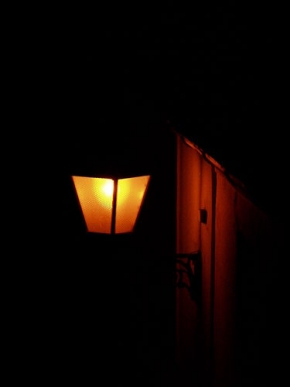 Večer a noc ve fotografii - Lampa