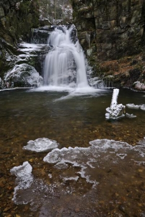 Královna zima - Rešovský vodopád
