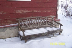 Královna zima - Opuštěná lavička