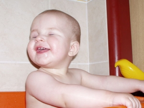 Děti - Úsměv ve vaně