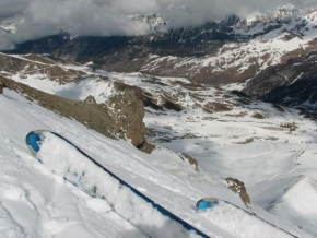 Královna zima - K2 - Letmý kilometr (po zadku je to jistější)