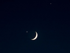Po setmění - Měsíc a Venuše