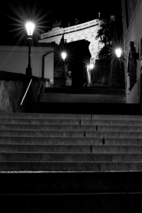 Po setmění - Zámecké schody