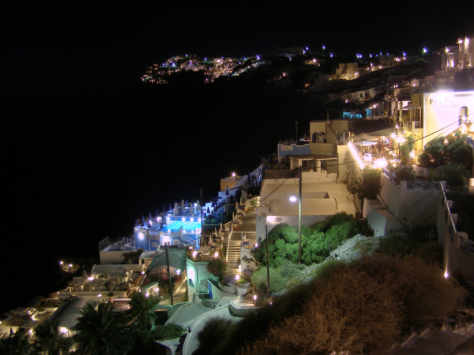 Santorini-pohled z Firy