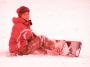 Snowboard in red