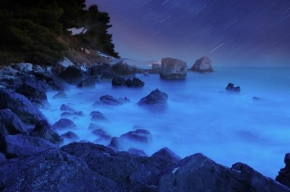 Po setmění - Fotograf roku - kreativita - Moře a hvězdy