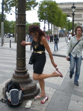 Fotograf roku na cestách 2009 - V Paříži? Vždy krásná.