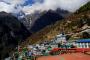 Pohled na mesto Namche Bazar