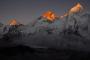 Západ slunce na Mont Everestu