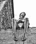 Černobílá fotografie - Slečna Stříbrná ze Stříbrné