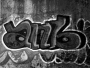 Tóny černé a bílé - Grafiti
