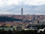 pohled na Prahu z botanické zahrady v Troji 