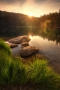Podvečerní Černé jezero