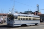 Tramvaj veterán modrá