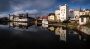 Jindřichohradecké zámecké panorama s odrazem v hladině