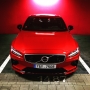 Red Volvo in the Red Garage 