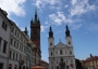 Jezuitský kostel a Černá věž v Klatovech