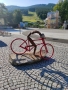 Zkamenělý cyklista