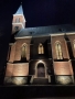 Zvolský kostel v noci